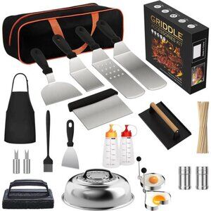 120 Pcs Griddle Accessories Kit for Blackstone - Perfect Flat Top Grill